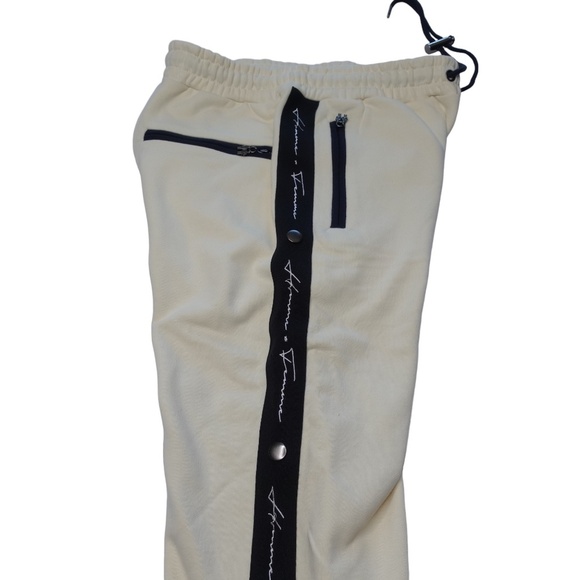 Homme + Femme Signature Track Pants Cream Size Small NWT Men Women jogger - Picture 8 of 13